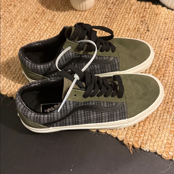 Vans WMNS Old Skool Grunge Plaid Multi VN000CP5BMB Sneakers Size 5 NWOB - Picture 1 of 5